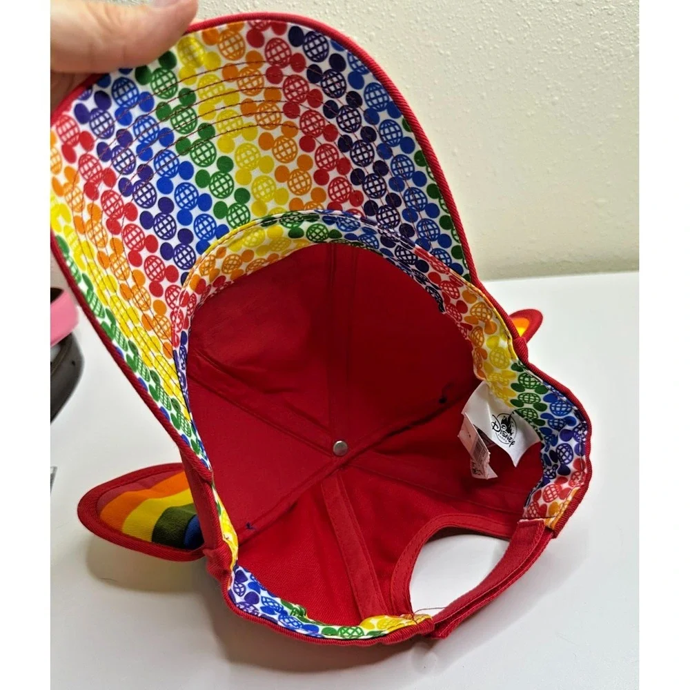 Walt Disney World‎ Mickey Mouse Ears Baseball Cap Rainbow PRIDE Collection Hat